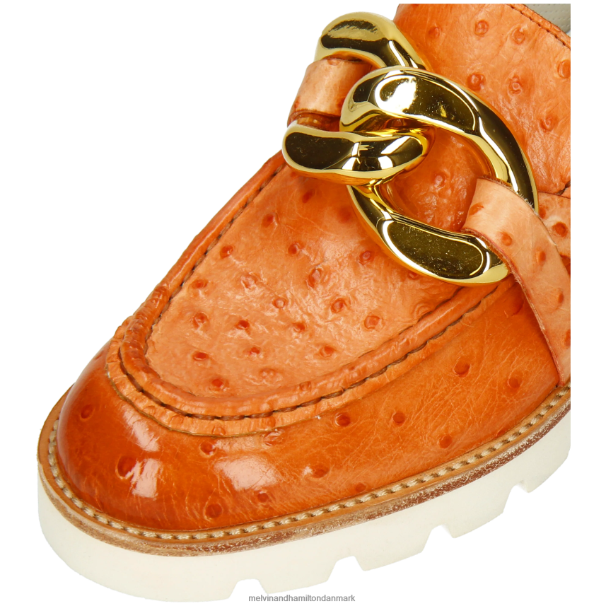 Kvinder Melvin & Hamilton jade 32 orange loafers A28X661403