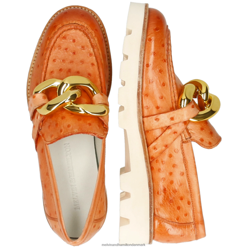 Kvinder Melvin & Hamilton jade 32 orange loafers A28X661403