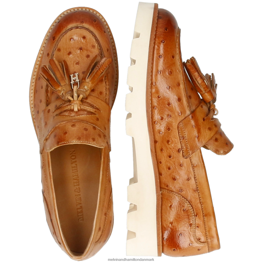 Kvinder Melvin & Hamilton jade 44 lysebrun loafers A28X661344