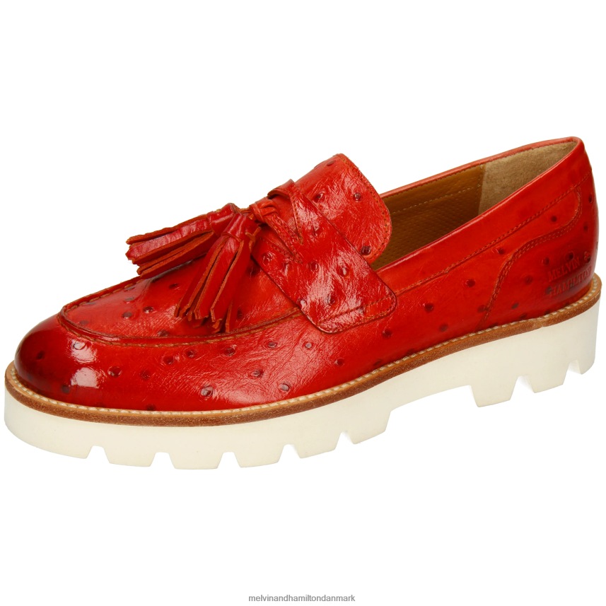 Kvinder Melvin & Hamilton jade 44 rød loafers A28X661349