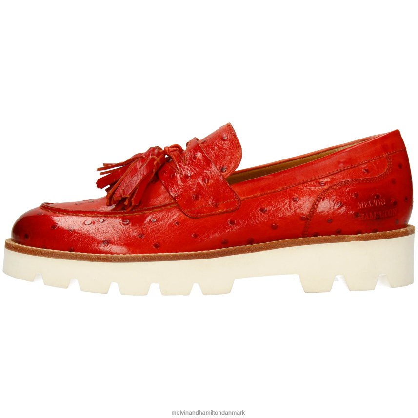 Kvinder Melvin & Hamilton jade 44 rød loafers A28X661349