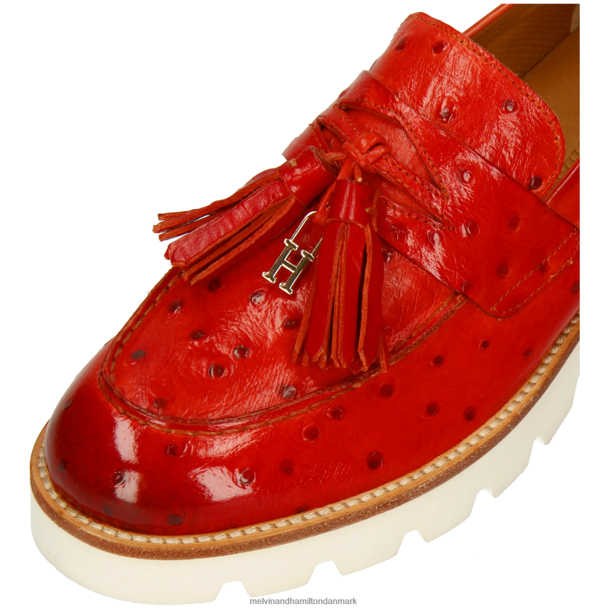 Kvinder Melvin & Hamilton jade 44 rød loafers A28X661349