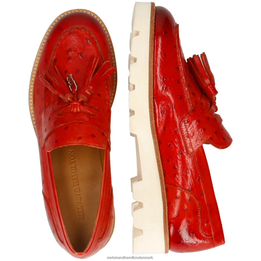 Kvinder Melvin & Hamilton jade 44 rød loafers A28X661349