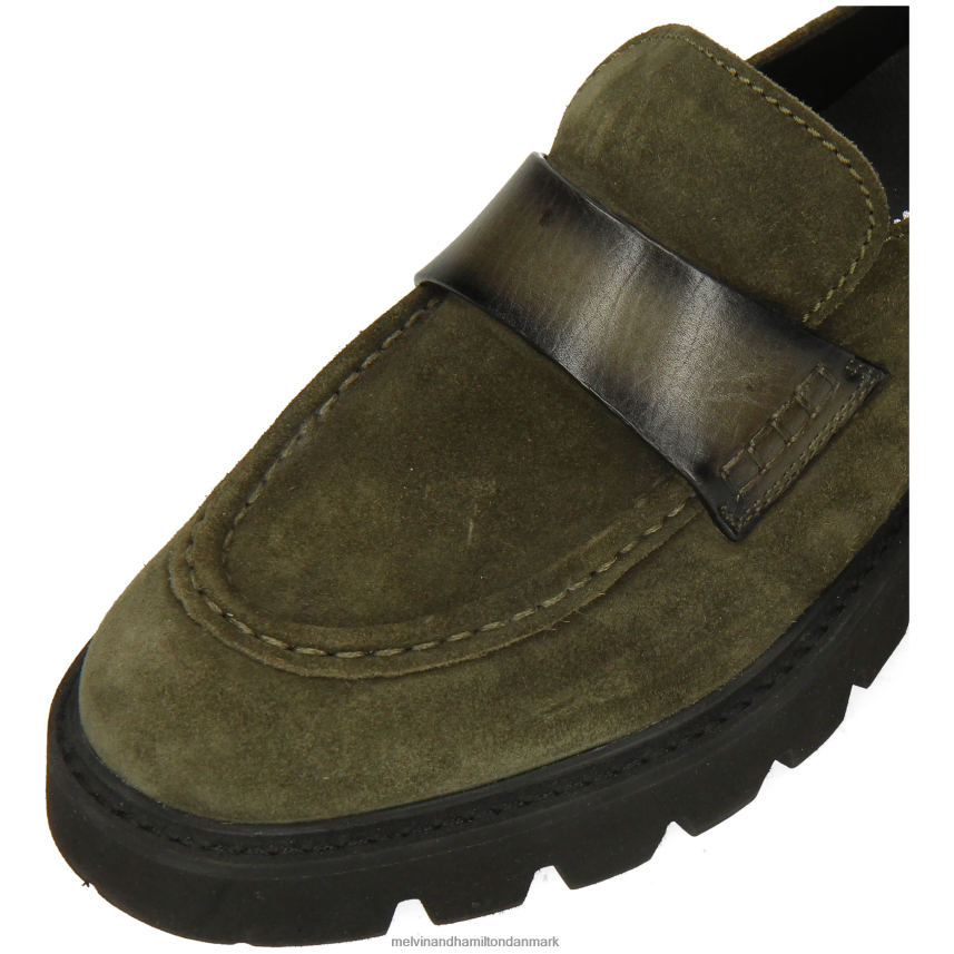Kvinder Melvin & Hamilton jade 58 grøn loafers A28X661327