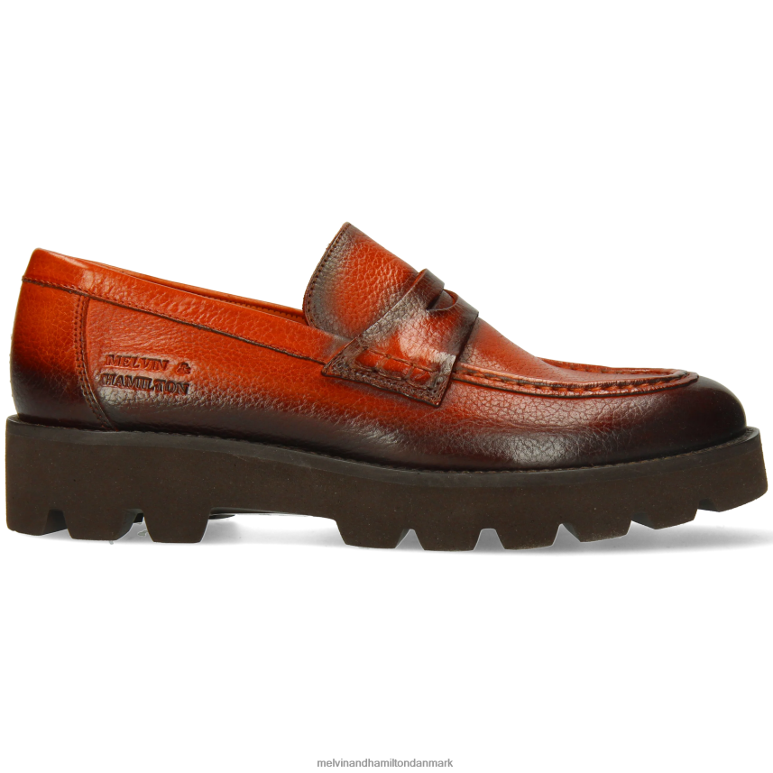 Kvinder Melvin & Hamilton jade 6 orange loafers A28X661311