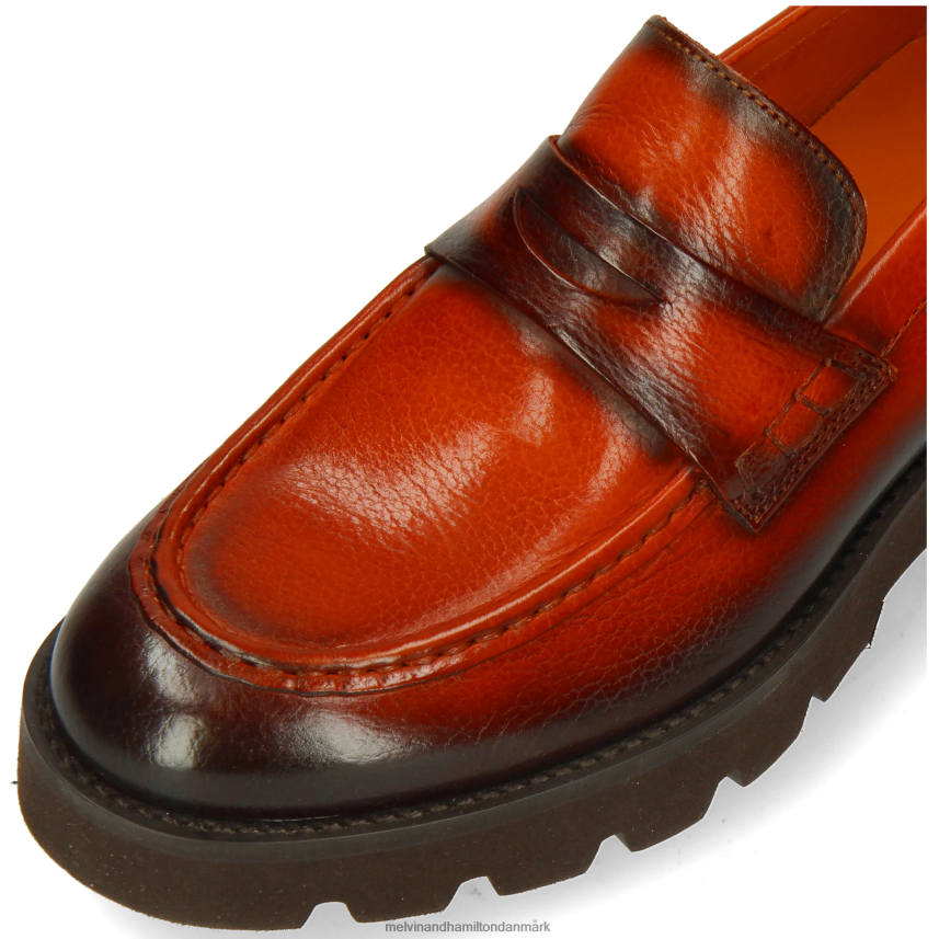 Kvinder Melvin & Hamilton jade 6 orange loafers A28X661311