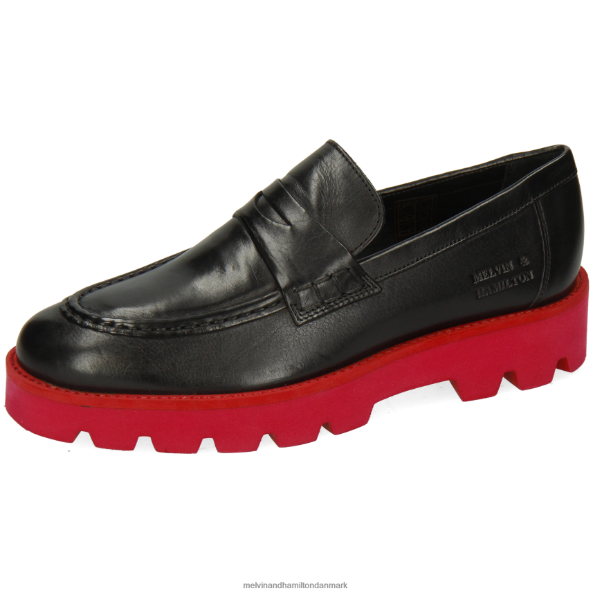 Kvinder Melvin & Hamilton jade 6 sort loafers A28X661383