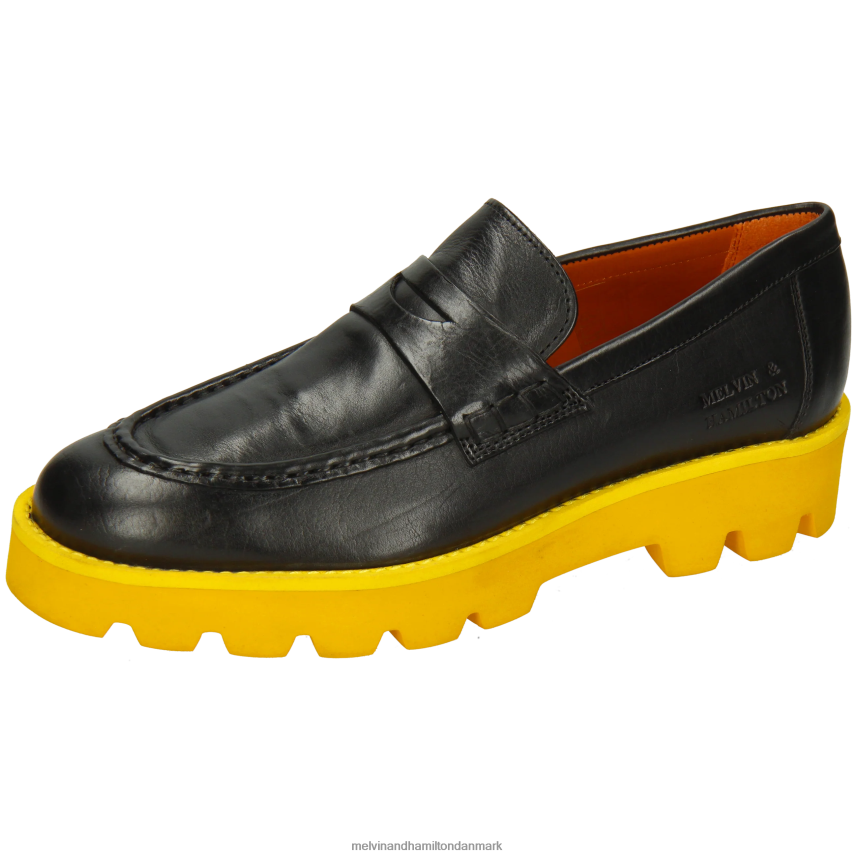 Kvinder Melvin & Hamilton jade 6 sort loafers A28X661393