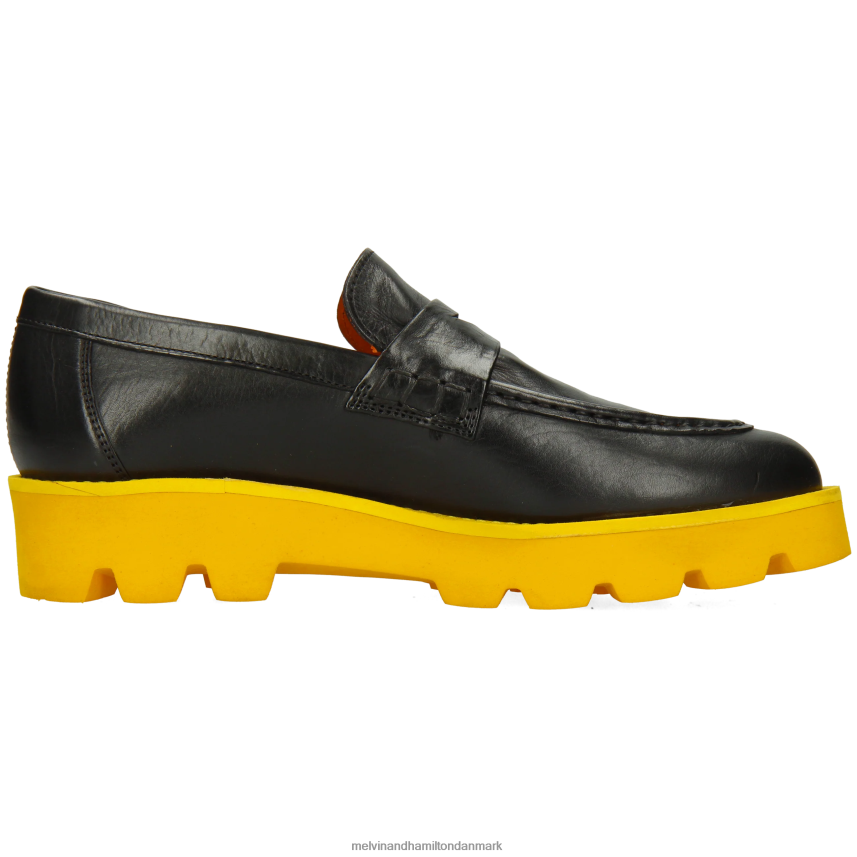 Kvinder Melvin & Hamilton jade 6 sort loafers A28X661393