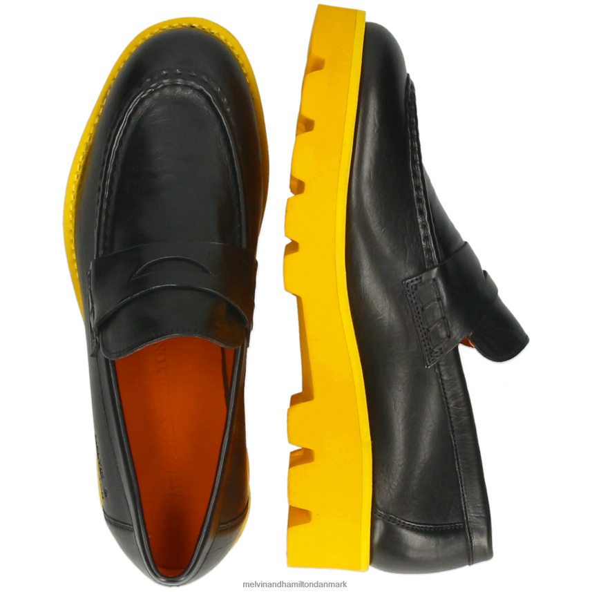 Kvinder Melvin & Hamilton jade 6 sort loafers A28X661393
