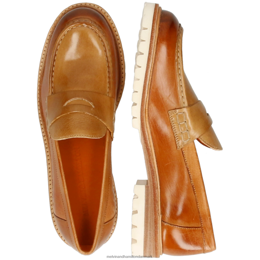 Kvinder Melvin & Hamilton regine 6 lysebrun loafers A28X661377