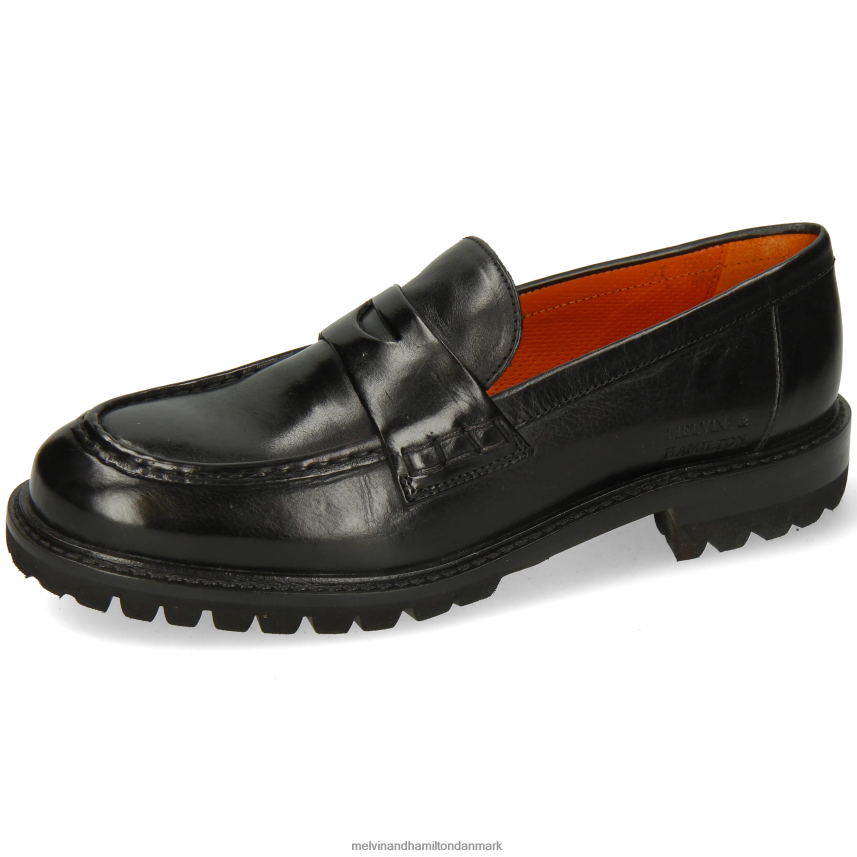 Kvinder Melvin & Hamilton regine 6 sort loafers A28X661309