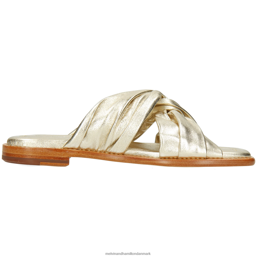 Kvinder Melvin & Hamilton elodie 22 guld muldyr A28X661601