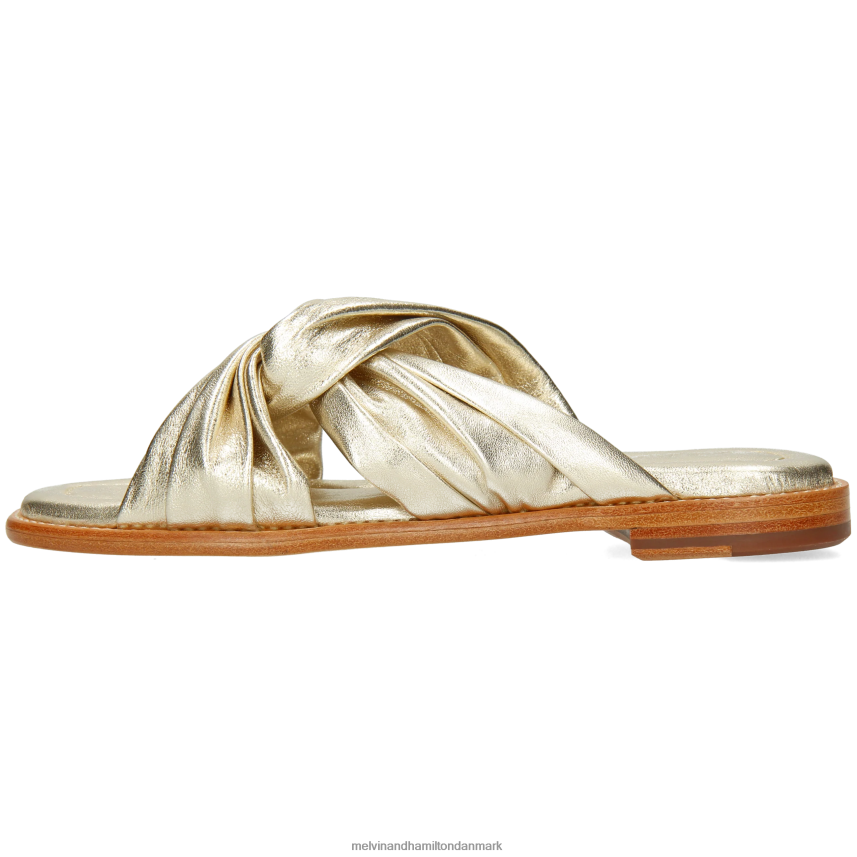 Kvinder Melvin & Hamilton elodie 22 guld muldyr A28X661601