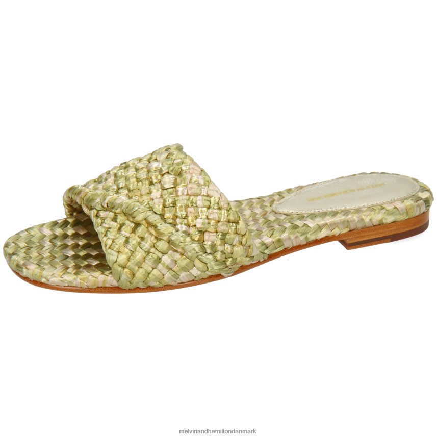 Kvinder Melvin & Hamilton elodie 53 kaki muldyr A28X661572