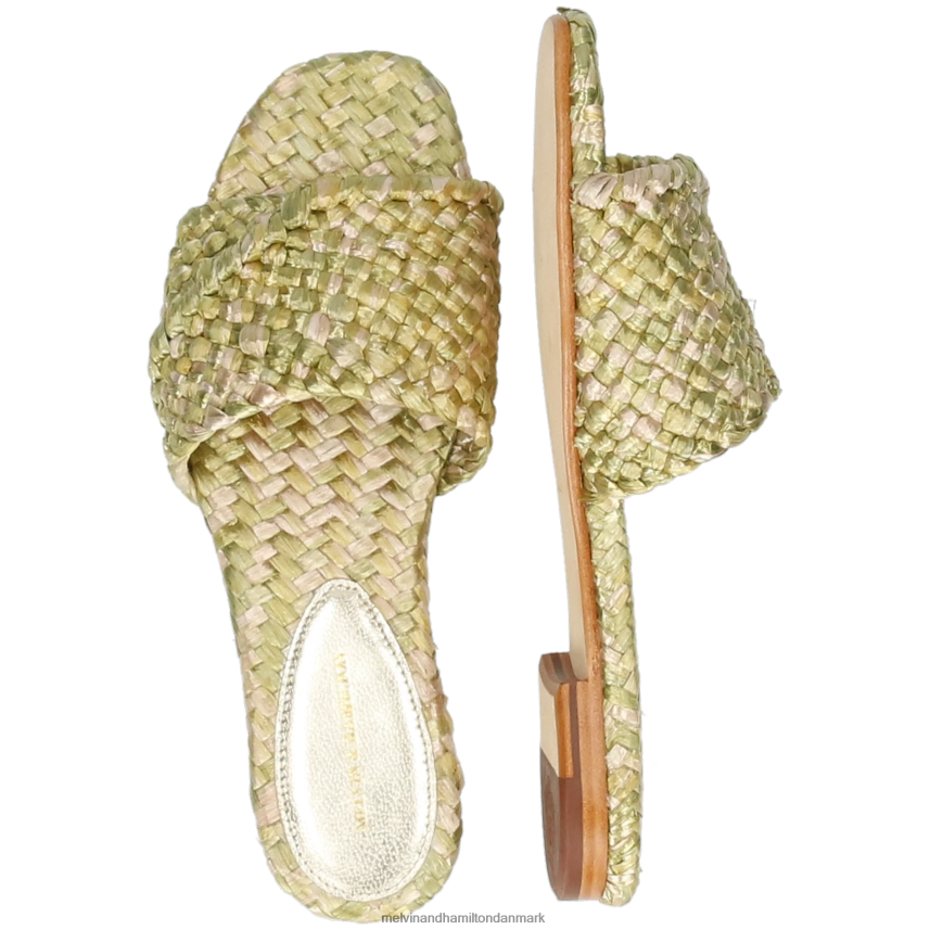 Kvinder Melvin & Hamilton elodie 53 kaki muldyr A28X661572