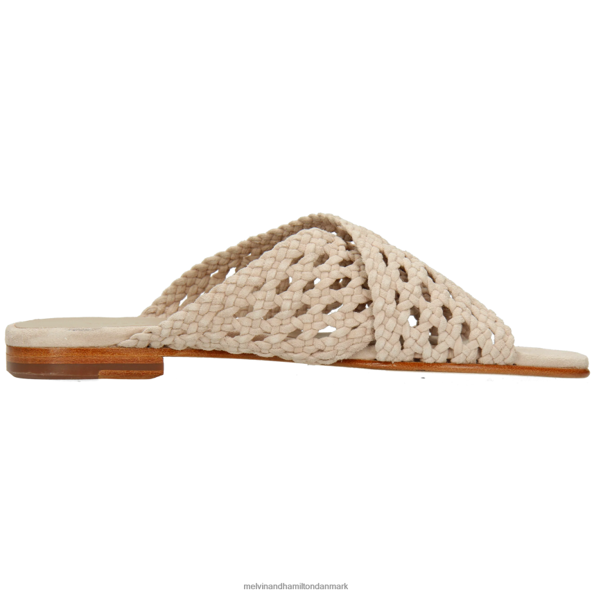 Kvinder Melvin & Hamilton elodie 62 beige muldyr A28X661602