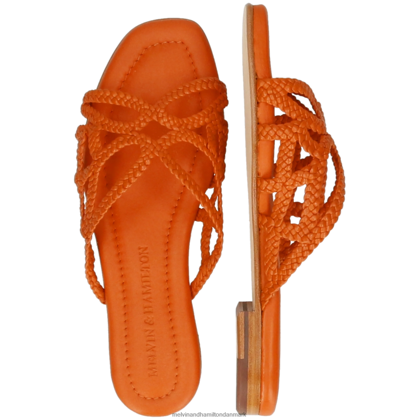 Kvinder Melvin & Hamilton elodie 64 orange muldyr A28X661559