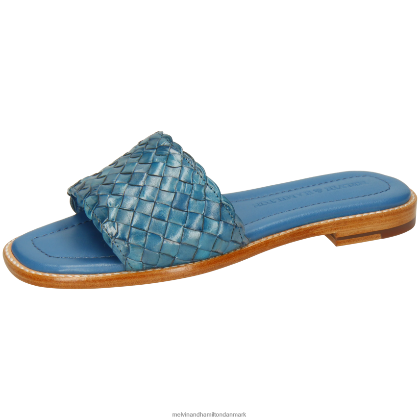 Kvinder Melvin & Hamilton elodie 65 blå muldyr A28X661586