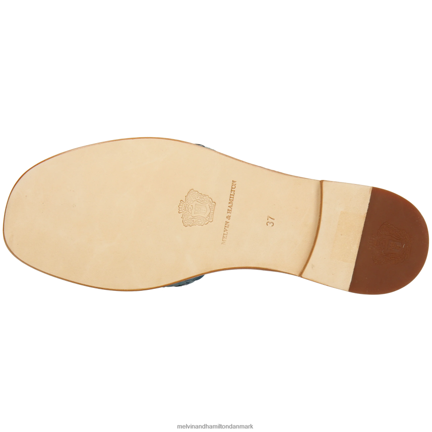 Kvinder Melvin & Hamilton elodie 65 blå muldyr A28X661586