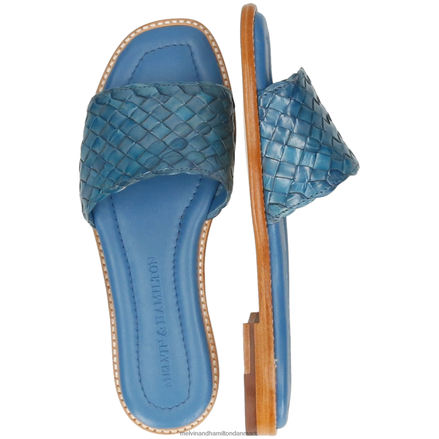 Kvinder Melvin & Hamilton elodie 65 blå muldyr A28X661586