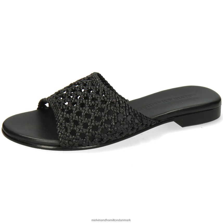 Kvinder Melvin & Hamilton hanna 5 sort muldyr A28X661775
