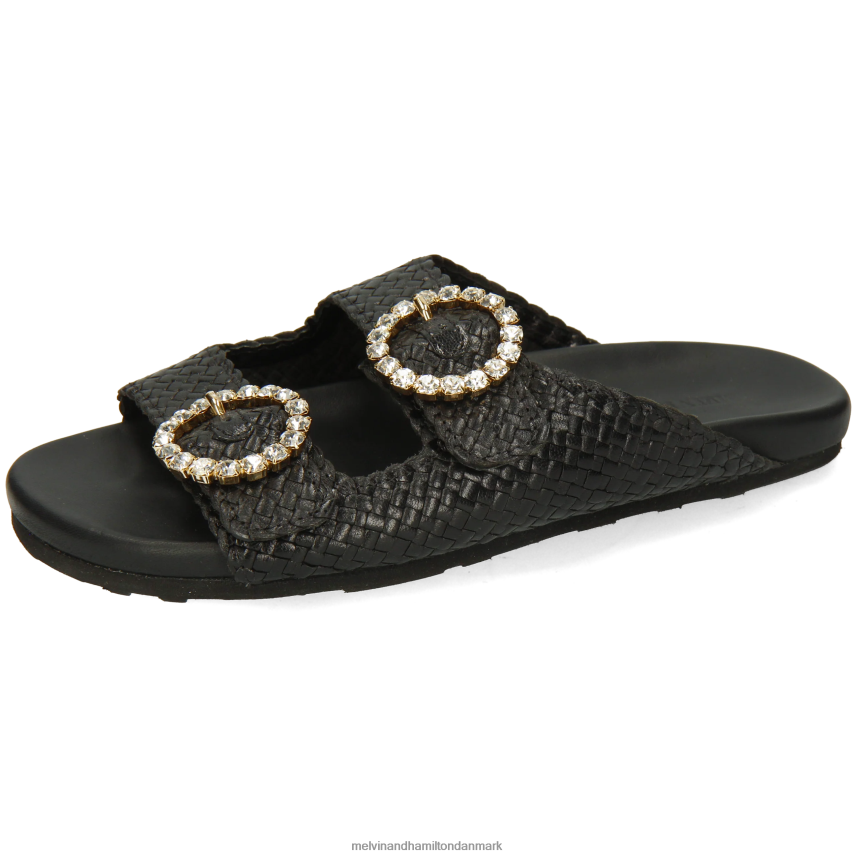 Kvinder Melvin & Hamilton petra 1 sort muldyr A28X661629