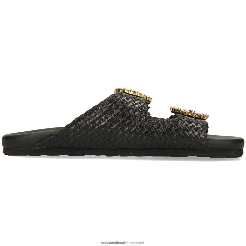 Kvinder Melvin & Hamilton petra 1 sort muldyr A28X661629