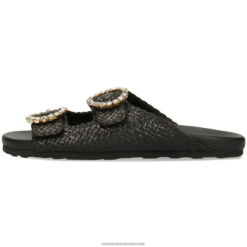 Kvinder Melvin & Hamilton petra 1 sort muldyr A28X661629