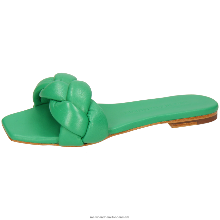 Kvinder Melvin & Hamilton sandrine 3 grøn muldyr A28X661582