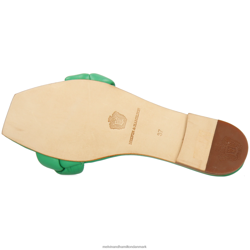 Kvinder Melvin & Hamilton sandrine 3 grøn muldyr A28X661582