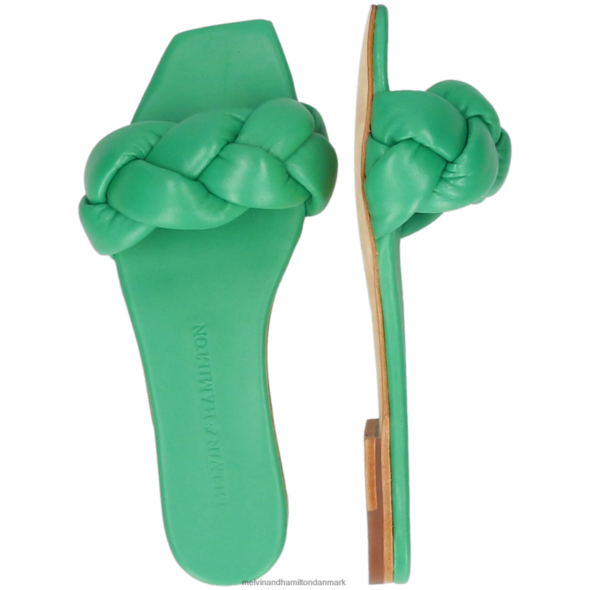 Kvinder Melvin & Hamilton sandrine 3 grøn muldyr A28X661582