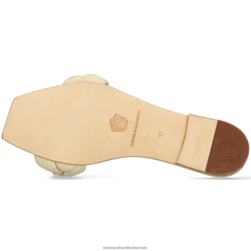 Kvinder Melvin & Hamilton sandrine 3 hvid muldyr A28X661619