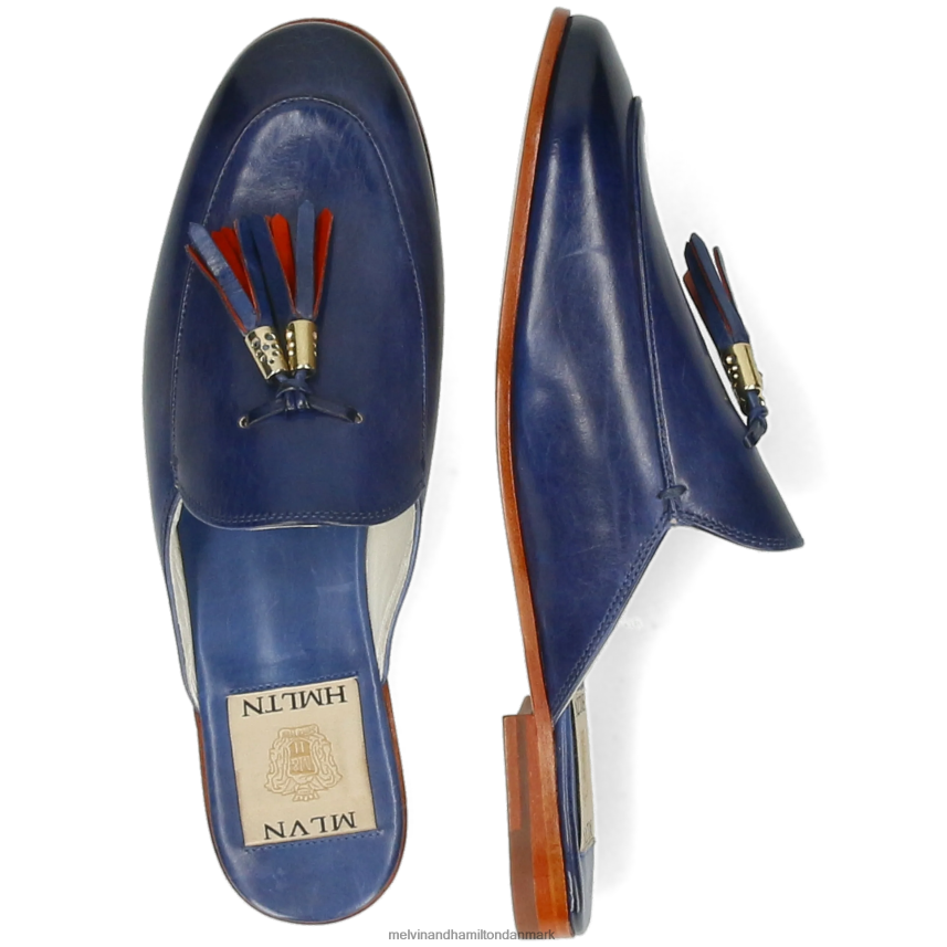 Kvinder Melvin & Hamilton scarlett 2 blå muldyr A28X661534