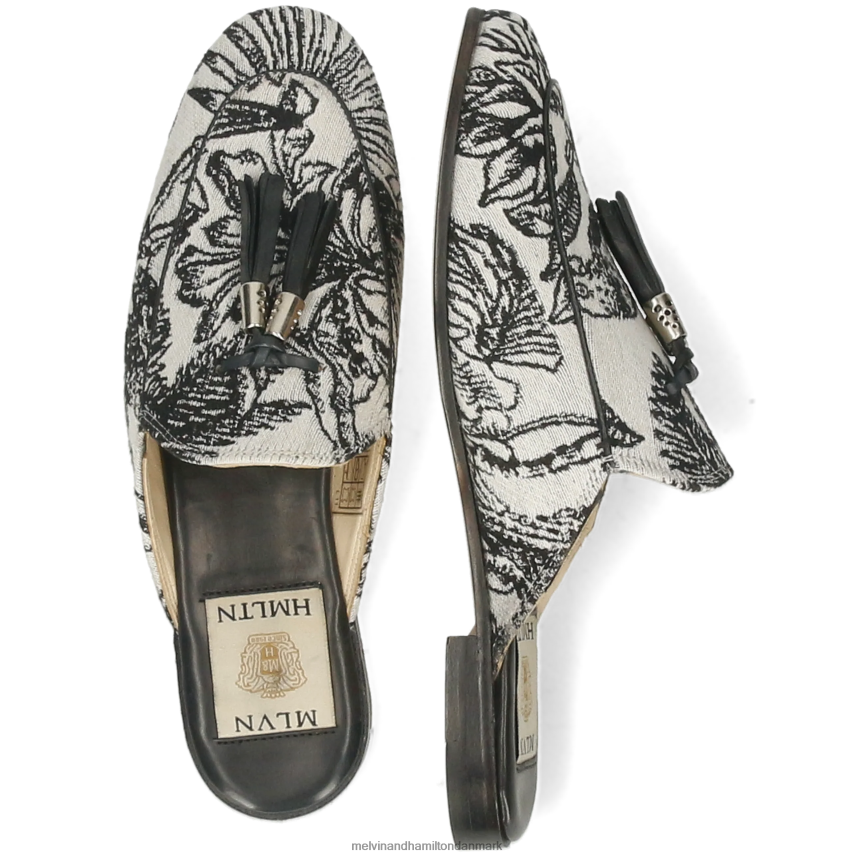 Kvinder Melvin & Hamilton scarlett 2 sort muldyr A28X661541