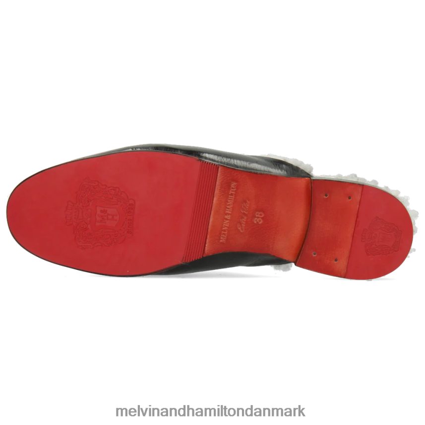 Kvinder Melvin & Hamilton scarlett 2 sort muldyr A28X661694