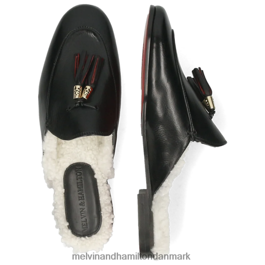 Kvinder Melvin & Hamilton scarlett 2 sort muldyr A28X661694