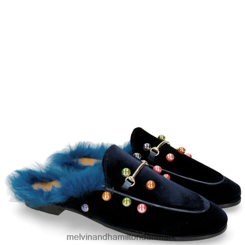 Kvinder Melvin & Hamilton scarlett 4 blå muldyr A28X661746