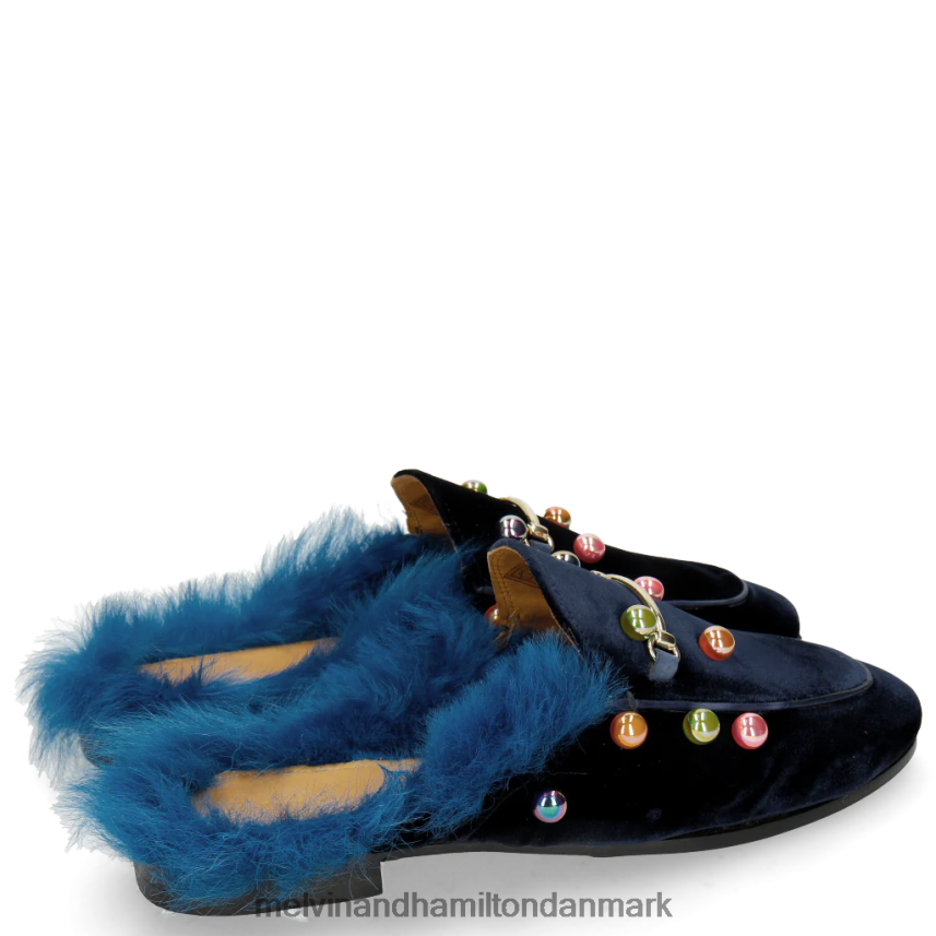 Kvinder Melvin & Hamilton scarlett 4 blå muldyr A28X661746