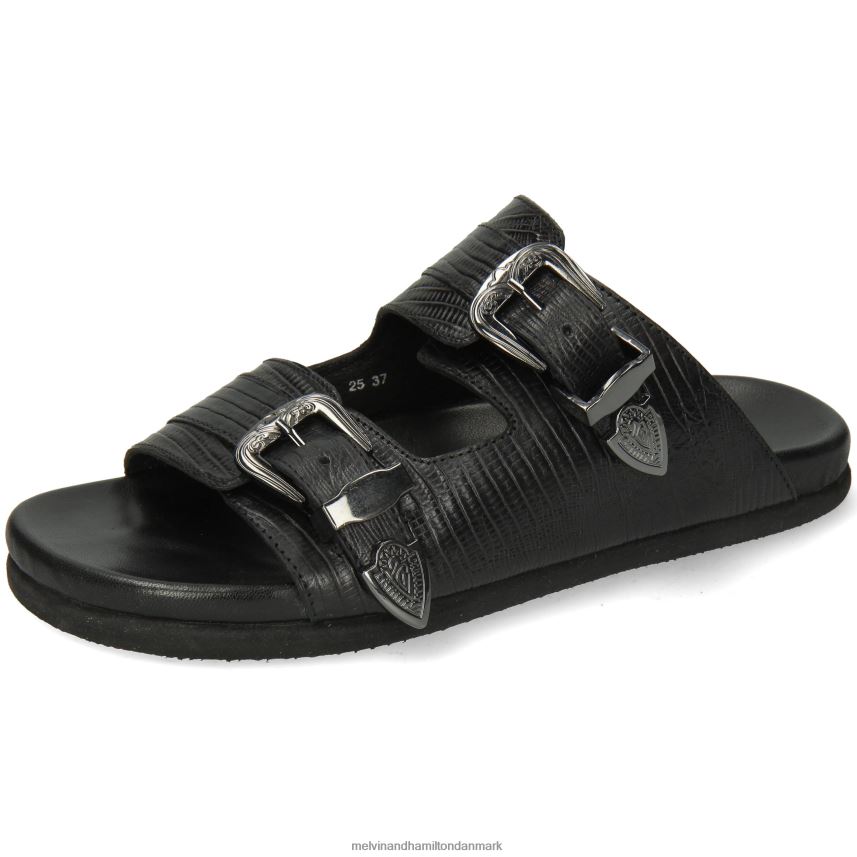 Kvinder Melvin & Hamilton wilma 25 sort muldyr A28X661767