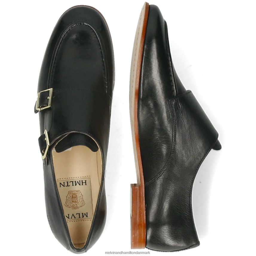 Kvinder Melvin & Hamilton Scarlett 68 sort munkesko A28X661482