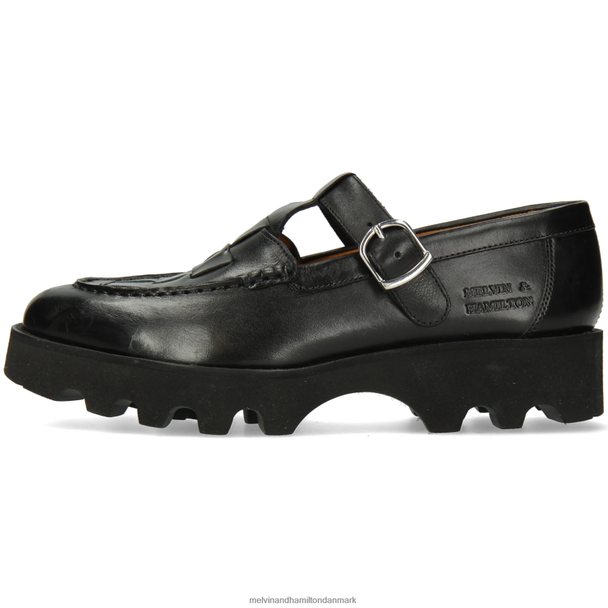 Kvinder Melvin & Hamilton jade 14 sort munkesko A28X661497