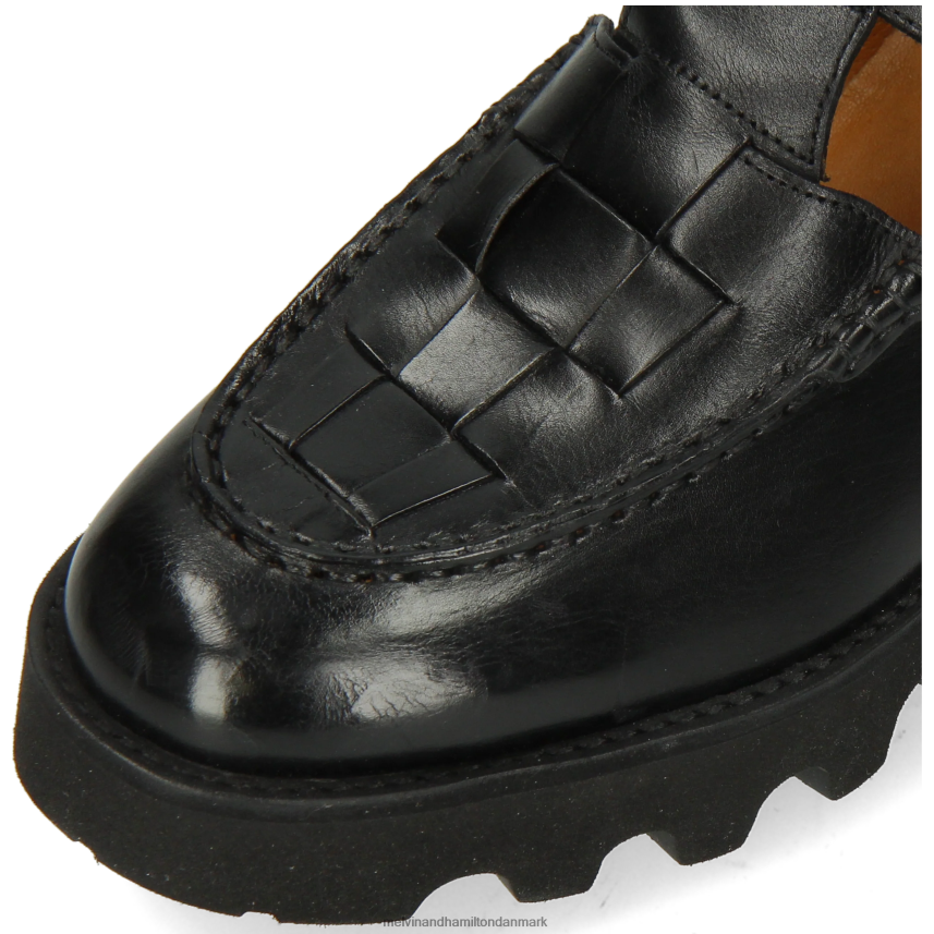 Kvinder Melvin & Hamilton jade 14 sort munkesko A28X661497