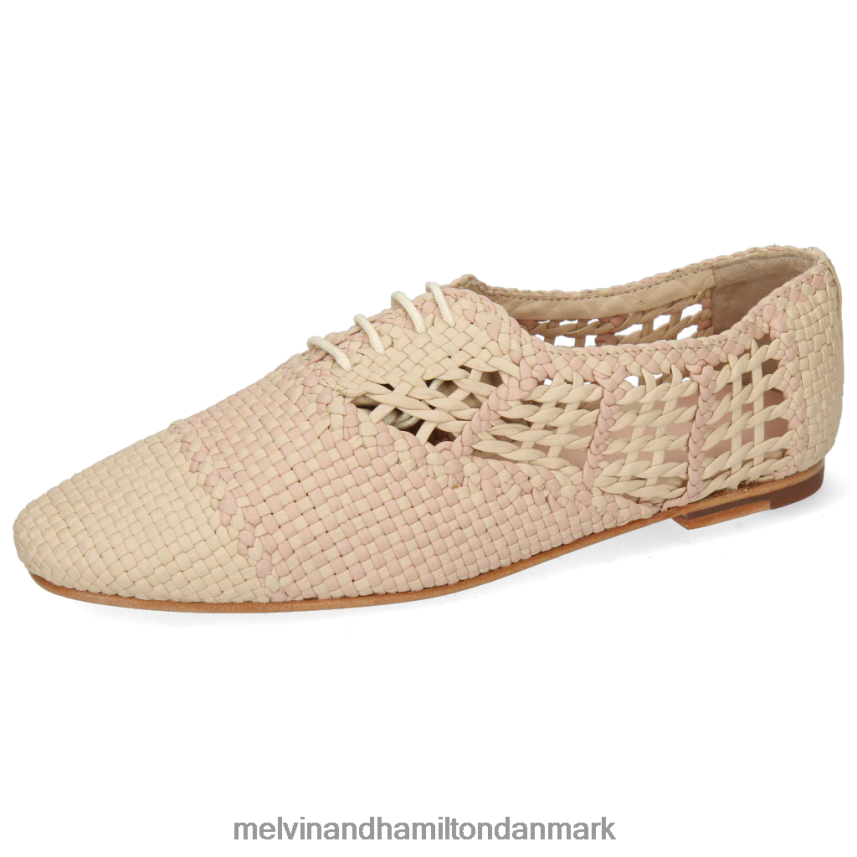 Kvinder Melvin & Hamilton aviana 3 beige oxford sko A28X661294