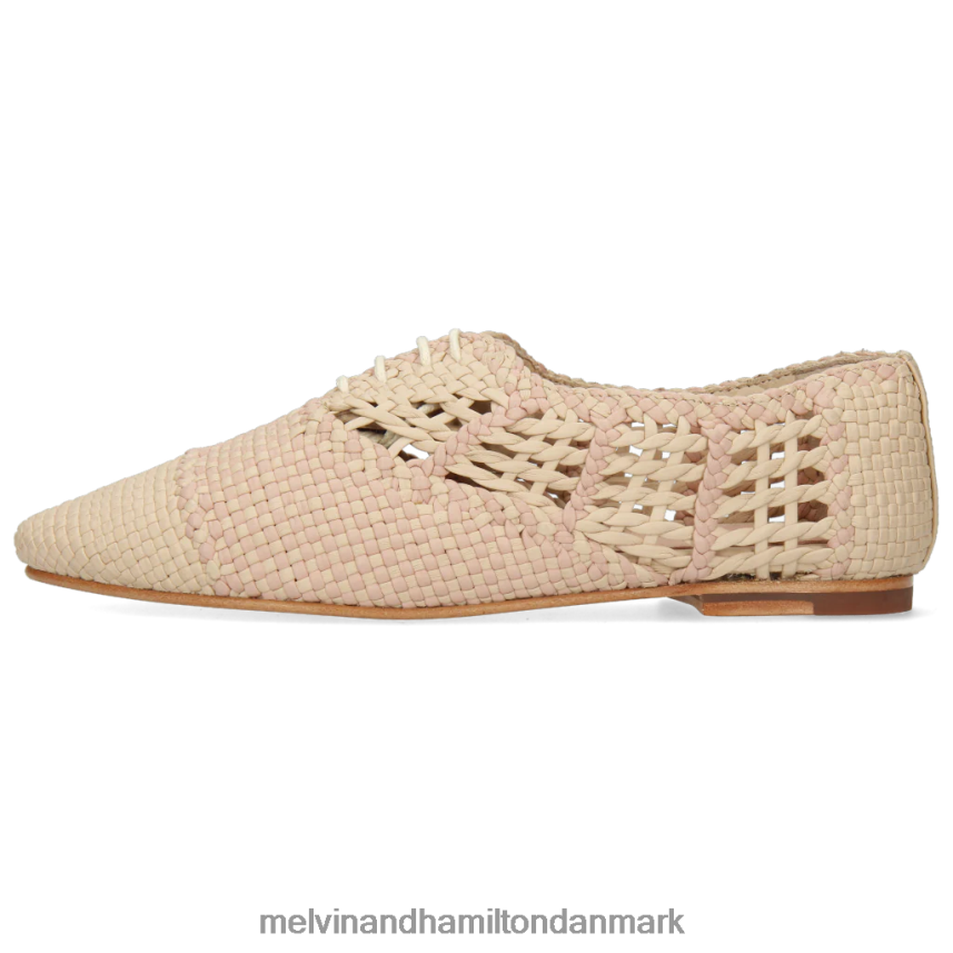Kvinder Melvin & Hamilton aviana 3 beige oxford sko A28X661294