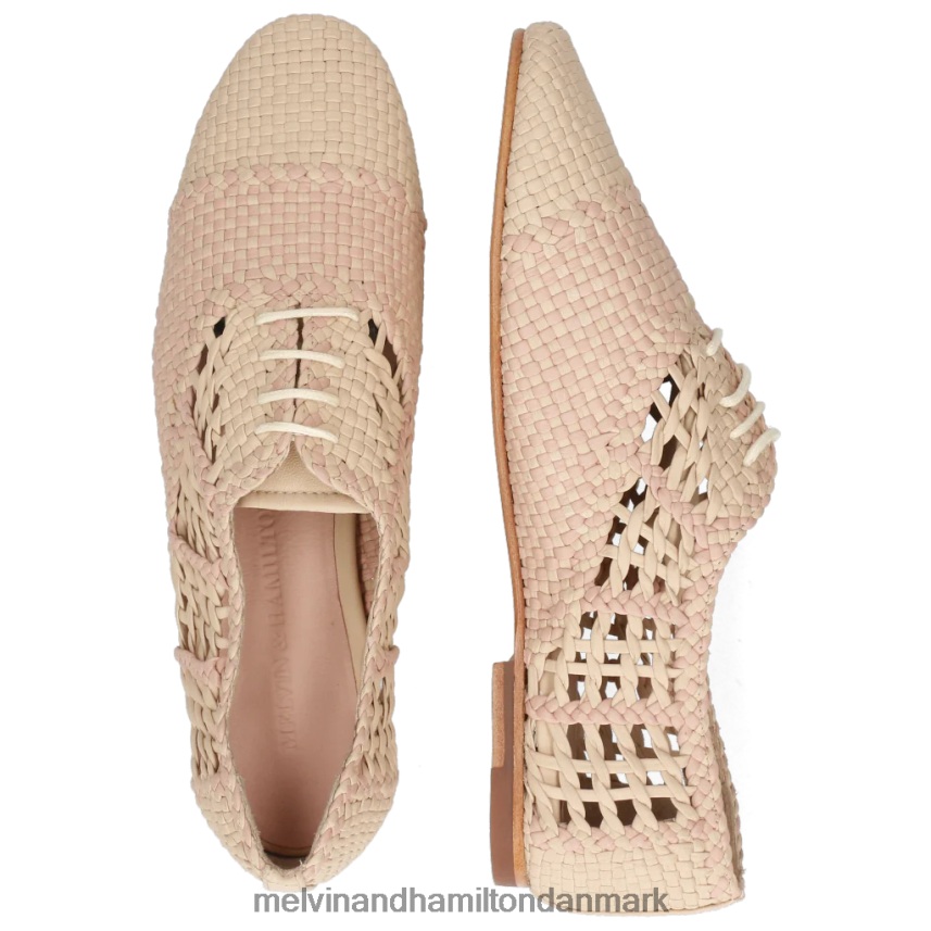 Kvinder Melvin & Hamilton aviana 3 beige oxford sko A28X661294
