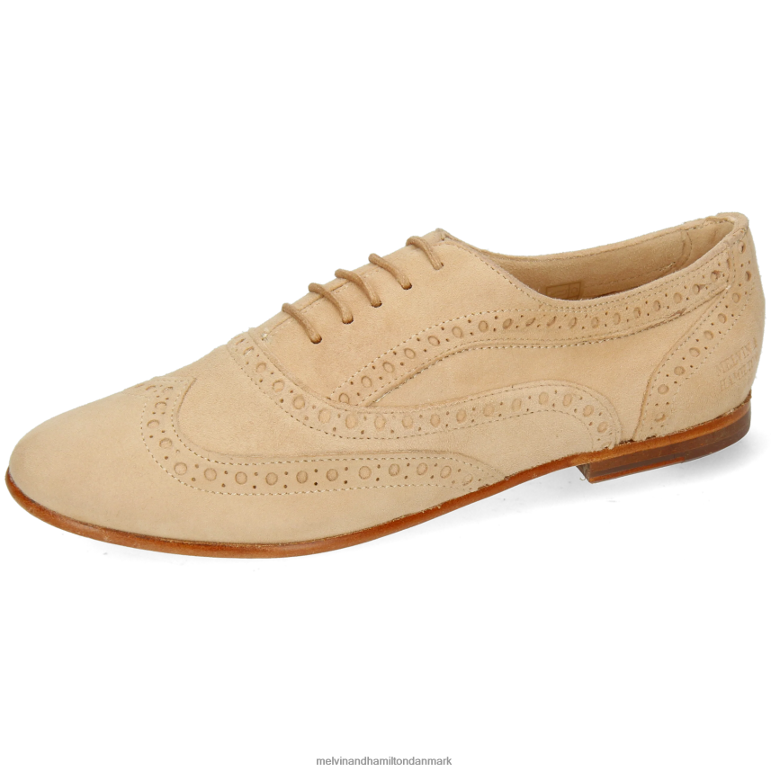 Kvinder Melvin & Hamilton sonia 1 beige oxford sko A28X661280