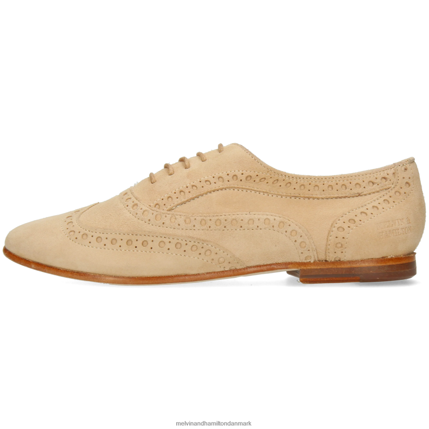 Kvinder Melvin & Hamilton sonia 1 beige oxford sko A28X661280