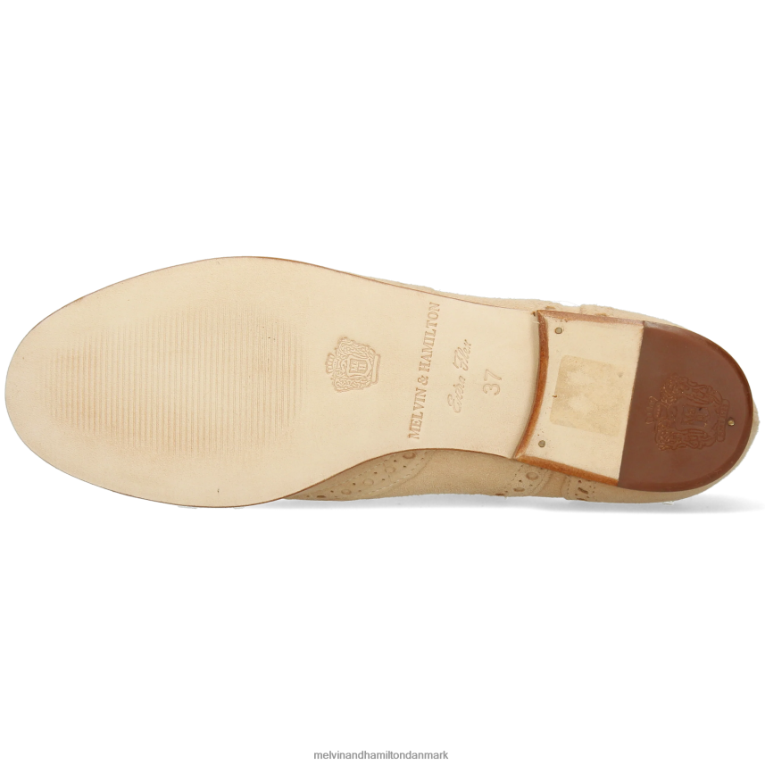 Kvinder Melvin & Hamilton sonia 1 beige oxford sko A28X661280