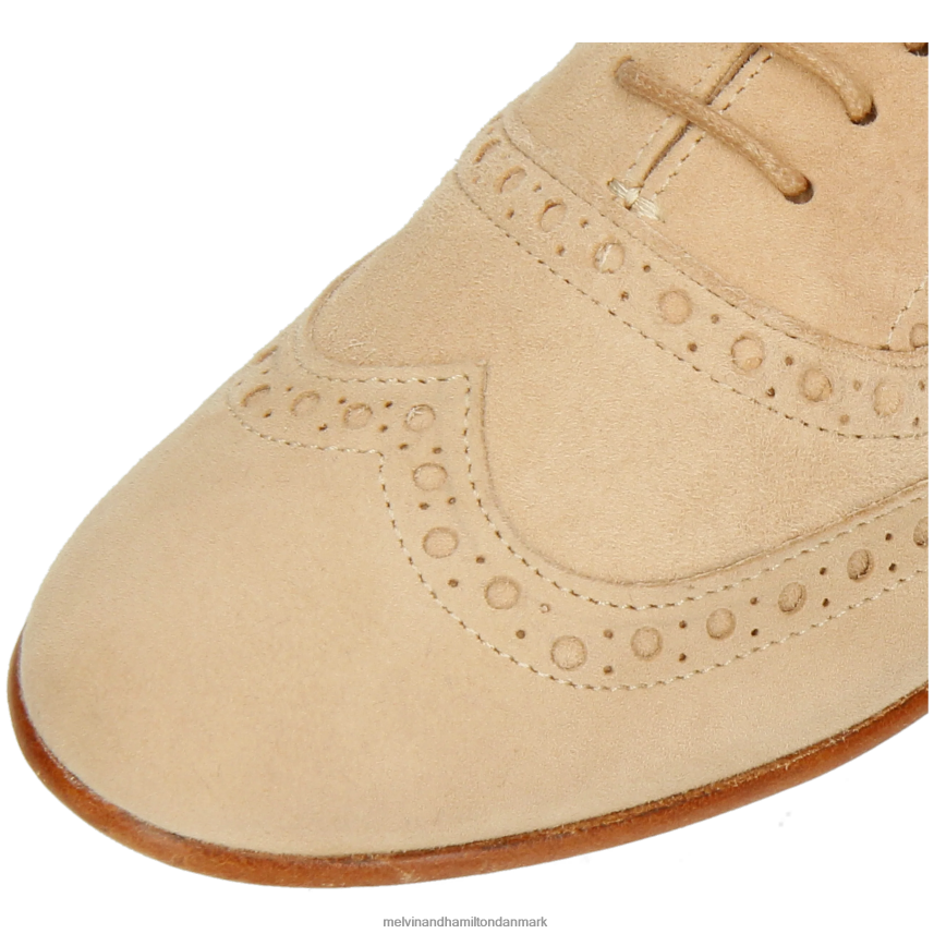 Kvinder Melvin & Hamilton sonia 1 beige oxford sko A28X661280